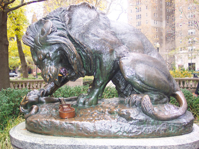 Lion at Rittenhouse Square by Chocolate Thunder